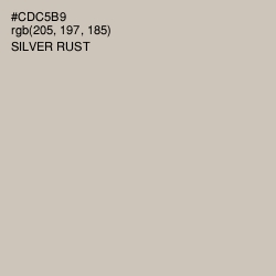 #CDC5B9 - Silver Rust Color Image